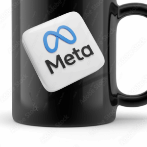 Meta socialmedia black-mug