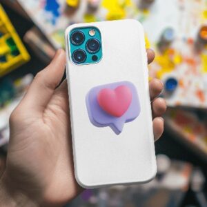 Heart-white-phone-case